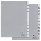 Artikelbild 1 für DURABLE Ordnerregister Vollformat Jan.-Dez. grau 12-teilig mit Wechseltaben, 1 Satz, Artikelnummer 147249