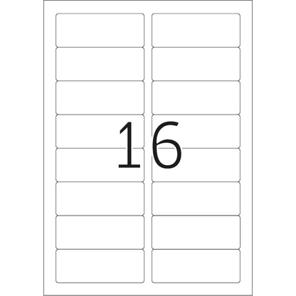Artikelbild 3 für 160 HERMA Namensetiketten 4588 weiß 88,9 x 33,8 mm, Artikelnummer 782134