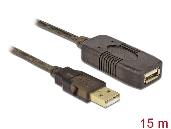 Delock USB 3.0 Verlängerungskabel – Stecker Auf Buchse, 15 Cm, Schwarz, Bis Zu 5 Gbit/s, Abwärtskompatibel Mit USB 2.0/1.1
