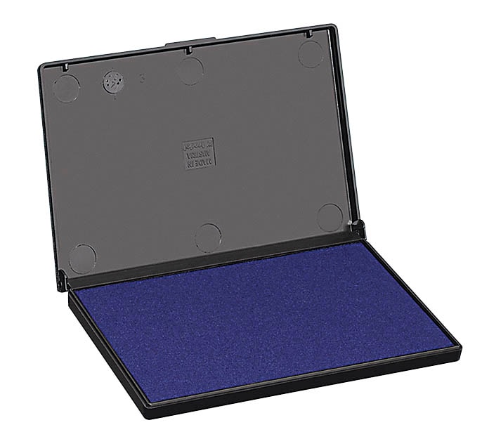 Demiawaking Stempelkissen Marineblau - Konkaves Stempelkissen Aus Schaumstoff, 76x53x18 Mm