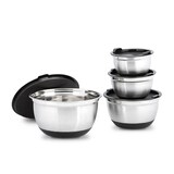 Artikelbild 1 für relaxdays Schüssel-Set BOWLY silber 4-tlg., Artikelnummer 360687
