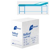 Artikelbild 1 für Meditrade® Ärztekrepp ROLLICEL® 2-lagig weiß 50,0 cm x 100,0 m, 6 Rollen, Artikelnummer 242277