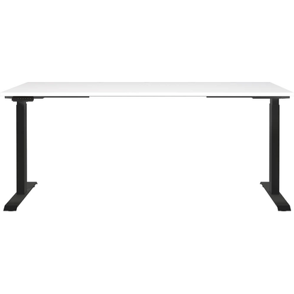 Artikelbild 5 für GERMANIA JET höhenverstellbarer Schreibtisch weiß rechteckig, T-Fuß-Gestell schwarz 180,0 x 80,0 cm, Artikelnummer 211407