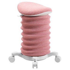 4014296921082 - Hocker SITNESS 4D ergonomisch aktives Sitzen gepolsterter Sattelsitz höhenverstellbar um 360° drehbar Tragegriff Rollen papyrusweiß rosé 4014296921082 - Hocker SITNESS 4D ergonomisch aktives Sitzen gepolsterter Sattelsitz höhenverstellbar um 360° drehbar Tragegriff Rollen papyrusweiß rosé