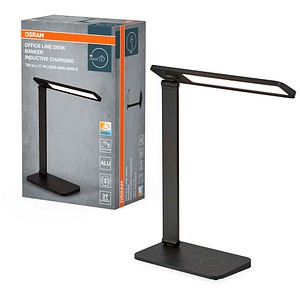 OSRAM Office Line Desk Banker Inductive Charging LED Schreibtischlampe schwarz 17 W