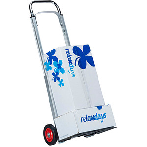 4052025229306 - Sackkarre bis 200 kg Traglast multifunktionale Transportkarre leicht Profi Metall silber - Relaxdays