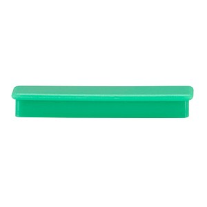 Magnete grün, Kunststoff 2,8 x 5,5 x 0,75 cm, 10 St.