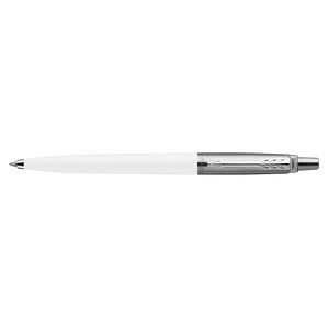 Parker Jotter Originals Kugelschreiber | Klassisches Weiß | Mittlere Stifspitze | Blaue Tinte