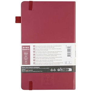 8712079544348 - Notizbuch ca A5 liniert maulbeere Hardcover 160 Seiten