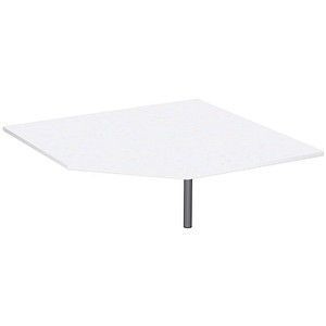 4038933501246 - Verbindungsplatte höhenverstellbar Flex weiß silber fünfeckig 1225 x 1225 x 680 - 800 cm 4038933501246 - Verbindungsplatte höhenverstellbar Flex weiß silber fünfeckig 1225 x 1225 x 680 - 800 cm