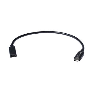 8595611702518 - USB-C Verlängerungs-Kabel St Bu 30cm schwarz