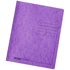 25 FALKEN Schnellhefter Karton violett DIN A4