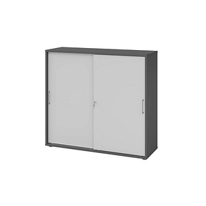 4032062309902 - Schiebetürenschrank Haziender V1753S G 5 BS grafit grau 2 Fachböden 1200 x 400 x 1100 cm 4032062309902 - Schiebetürenschrank Haziender V1753S G 5 BS grafit grau 2 Fachböden 1200 x 400 x 1100 cm