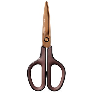 4977564675028 - Haushaltsschere Fitcut Curve Edelstahl rostfrei titanbeschichtet 175cm schwarz-braun 4977564675028 PLUS JAPAN