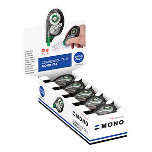 Tombow MONO YT4 Korrekturroller 4.2mm x 10m 20er Pack Weiß