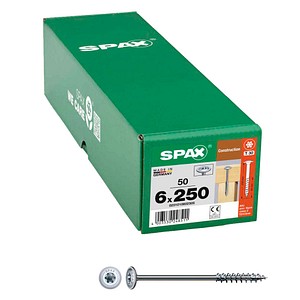 4003530248511 - Holzbauschrauben T30 Tellerkopf WIROX 0251010602505 6 mm x 250 mm 4003530248511 50 Stück