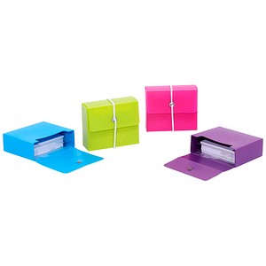 4009793842244 - 12 x Karteibox 69x50mm mit Gummiband gefüllt rainbow-colours sorti 4009793842244 - 12 x Karteibox 69x50mm mit Gummiband gefüllt rainbow-colours sorti