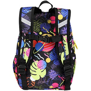 5903686391286 - Kindergartenrucksack Toby Stitch Kunststoff schwarz bunt bedruckt