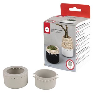 4006166935749 - Gießform Silikon Schale mit Lochrand grau