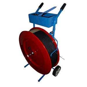 Abrollwagen für Umreifungsband