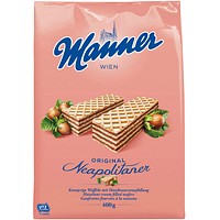 Manner Neapolitaner Haselnusscreme-Waffeln 400g<br> Manner Neapolitaner Haselnusscreme-Waffeln 400g<br>