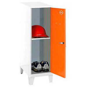 8425437122170 - Spind SIMONLOCKER DISM weiß orange 8425437122170 1 Schließfach 400 x 500 x 1015 cm 8425437122170 Simonrack