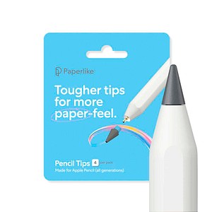 Paperlike Ersatzspitzen für Apple Pencil 4 Stück grau für präzises Schreiben und Skizzieren