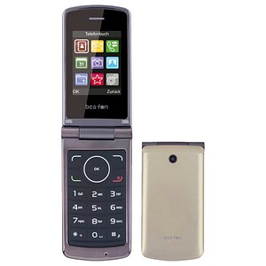 bea-fon C240 Dual-SIM-Handy champagner