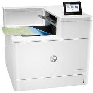 Color LaserJet Enterprise M856dn Farb-Laserdrucker weiß