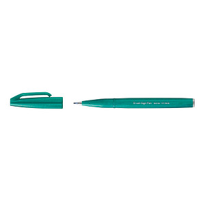 4902506365002 - Kalligrafiestift Sign Pen Brush - Pinselspitze türkis 4902506365002 SES15C-D3X