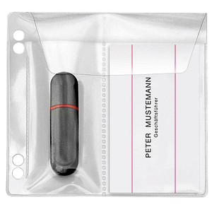 4000225051005 - USB-Stick-Hüllen abheftbar für 2 USB-Sticks 4000225051005 100 Stück