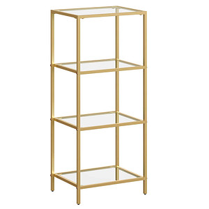 VASAGLE Bücherregal gold 40,0 x 30,0 x 95,0 cm, 1 St.