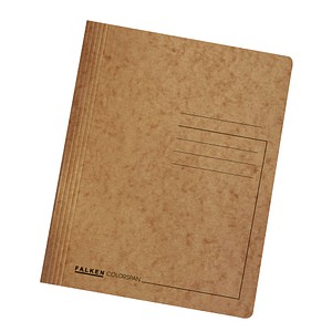 25 FALKEN Schnellhefter Karton braun DIN A4