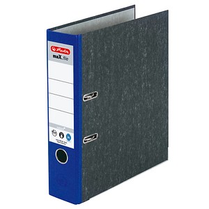 herlitz maX.file nature Ordner blau marmoriert Karton 8,0 cm DIN A4 herlitz maX.file nature Ordner blau marmoriert Karton 8,0 cm DIN A4