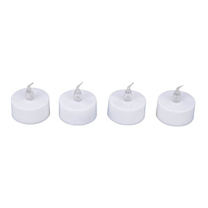 4006166301353 - 4 LED-Teelichter warmweiß 4006166301353 - 4 LED-Teelichter warmweiß
