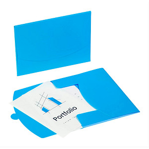 4009212062987 -  Dokumententaschen Wallet DIN A4 blau glatt 043 mm 4009212062987 PAGNA
