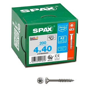 4003530091858 - R 88091 Senkkopf T-STAR TG 197000400403 Senkschrauben 4 mm 40 mm T-Profil 88091 Edelstahl A2 200 St