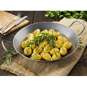 4008256002546 - Bratpfanne Pfannen Gr Ø 28 cm + Höhe 45 cm silberfarben Eisenpfanne Pfanne Bratpfannen Induktion 4008256002546 - Bratpfanne Pfannen Gr Ø 28 cm + Höhe 45 cm silberfarben Eisenpfanne Pfanne Bratpfannen Induktion