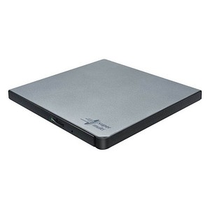 HL Data Storage Slim Portable externer DVD-Brenner silber
