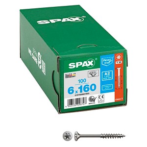 4003530098727 - Universalschrauben T30 Senkkopf Edelstahl A2 0197000601603 6 mm x 160 mm 4003530098727 100 Stück