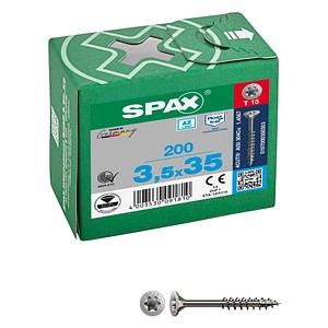 4003530091810 - Universalschrauben T15 Senkkopf Edelstahl A2 0197000350353 35 mm x 35 mm 4003530091810 200 Stück