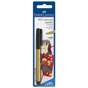 4005401673972 - 167397 PITT Tuschestift artist pen metallic gold 4005401673972 Faber-Castell 4005401673972 - 167397 PITT Tuschestift artist pen metallic gold 4005401673972 Faber-Castell