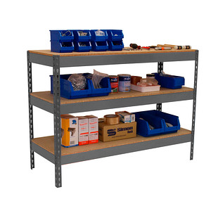 8435104992470 - Werkbank SIMONWORK BASIC 3 grau 1500 x 600 x 900 cm 8435104992470 Simonrack