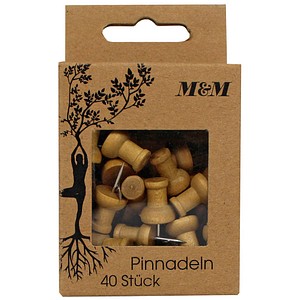 4009793846075 - Pinnnadeln 40 Stück braun