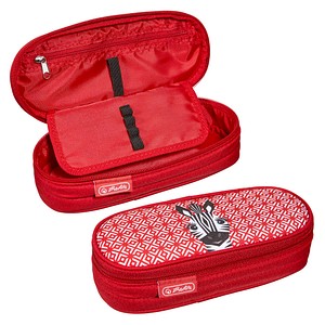 Herlitz Schüleretui Faulenzer Cute Animals Zebra Polyester BxHxT 215x6