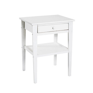 HAKU Möbel Beistelltisch Holz weiß 46,0 x 35,0 x 60,0 cm >> büroshop24