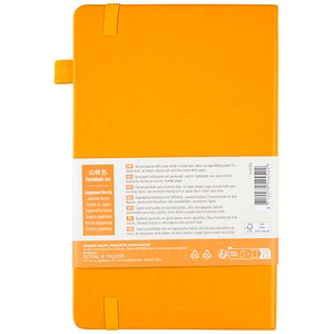 8712079544522 - Notizbuch ca A5 punktraster japanischer kerrie Hardcover 160 Seiten