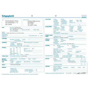 4052301033627 - Verlegungsbericht Überleitungsbogen Formulare 50 St