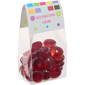 GLOREX Glasnuggets - Bastelbedarf - Rot - 20mm