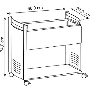 4044917070806 - Bürowagen Typ 23 alusilber 66 x 37 x 74cm 4044917070806 Kerkmann 4044917070806 - Bürowagen Typ 23 alusilber 66 x 37 x 74cm 4044917070806 Kerkmann